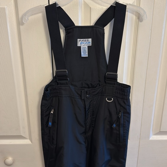 Slalom Black Ski Snowboard Snow Bib Overalls - Picture 15 of 15